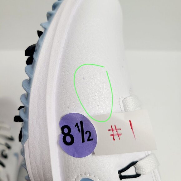 NEW Nike Victory Pro 4 Golf Shoes FZ7611-101 Size 8.5 White Psychic Blue #1 main image 6